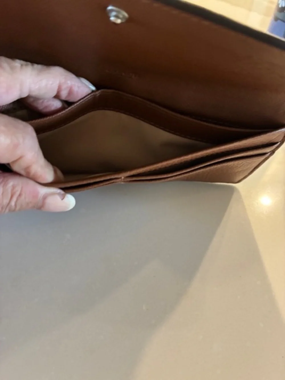 Coach womens leather